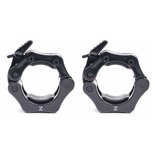 ZERO TO HERO 50mm 槓鈴卡扣, 2入, 黑色