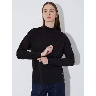 Olivia Lauren 女款半高領抓褶上衣 VOCAL4S1241