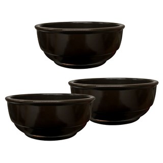 Happy Jung Korea 直火雪濃湯鍋 A款 Set 3個 850毫升 石陶瓷材質 越南產, 16.4cm, 1組