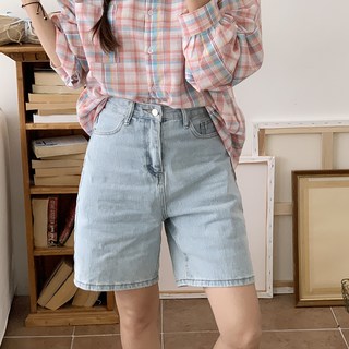 Tomatofactory 女款Bailer五分丹寧短褲