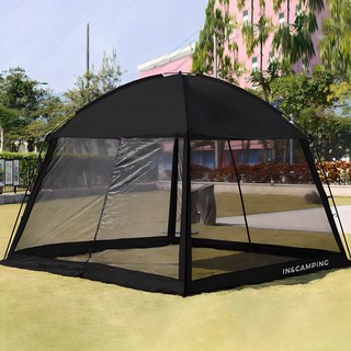 IN&CAMPING 紗網天幕帳篷, 黑色塗層