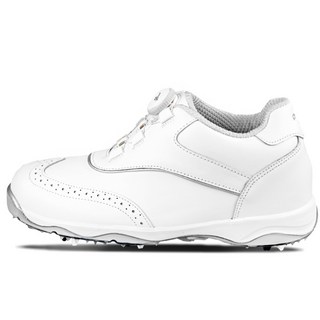 mnx15 女士皮革增高鞋釘翼紋高爾夫球鞋 5cm