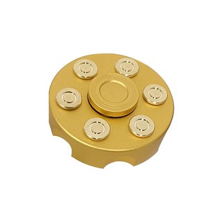 DOnG-A Pms 指尖旋轉陀螺 左輪手槍子彈造型, 金子