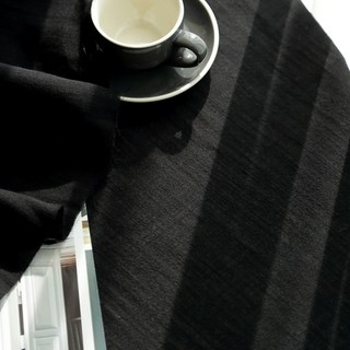 泉帆 大幅 30支 色織棉 素色布料, 1448 黑色, 1個