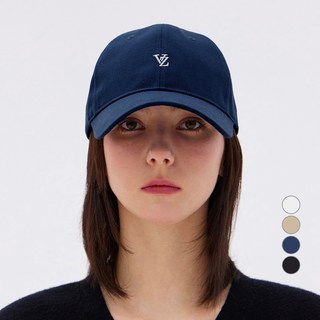 VARZAR 簡約標誌棒球帽 海軍藍