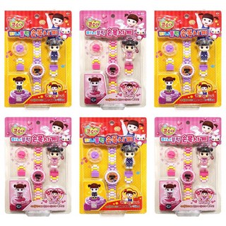 兒童 Kongsuni 迷你積木手錶 2 x 3p 套裝, 混合色