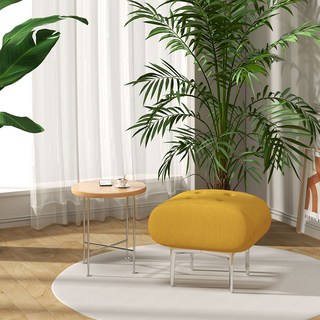 SOHEIM 復古交誼廳矮凳, 1個, 復古黃