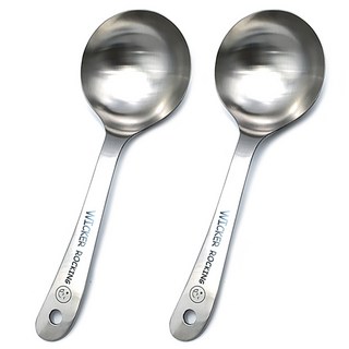 Wicker Rocking 不銹鋼料理勺 耐熱270°C 21.7cm, 21.7*8cm, 30002, 2支