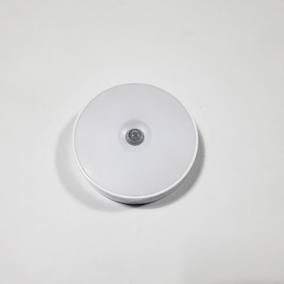 nOVA LIVING 無打孔黏貼式電池無線圓形感應燈, 白色, 1個