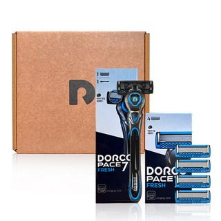 도루코 페이스 7 II 프레쉬 면도기세트, 면도기 + 면도날 5p, 1세트