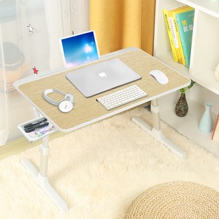 可調整抽屜式筆記型電腦桌 T-1300, 棕色