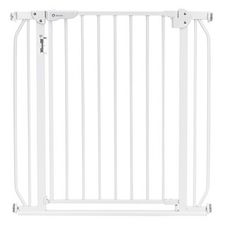 lionelo LED感光雙控鎖兒童安全門欄 Truus Slim LED 適合門寬75~105cm 657398, 天使白