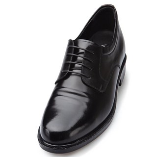 VONIN 天然牛皮 氣墊 5.5公分 增高 簡約德比正裝皮鞋