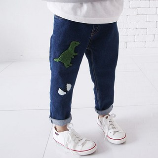 sonyun market 兒童恐龍牛仔褲