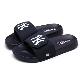MLB 紐約洋基隊柔軟魔鬼氈拖鞋, 海軍藍, 240