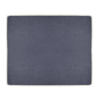 徐河之家 人造麂皮花牌遊戲墊, 1個, 灰色