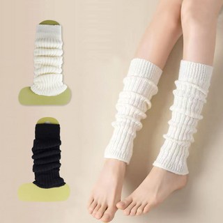 Izileg 女性用羅紋針織暖腿襪套 2雙組