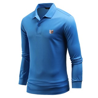 DAKUANG 男款Logo長袖POLO衫 E01P7_ql3603