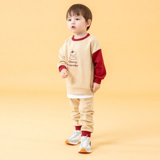 KIDSCOMO 童款可愛長袖長版套裝