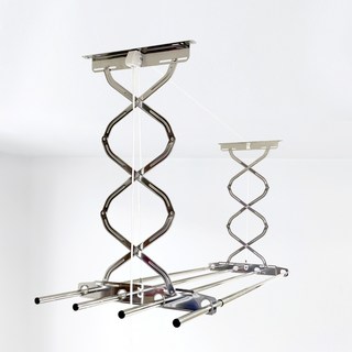 Hardwell 天花板曬衣架, 不鏽鋼色