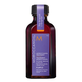 MOROCCANOIL 摩洛哥優油 紫色優油 50ml - 適用於金髮、漂淺髮和白髮 去除惱人的黃銅色調, 1件