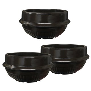 Happy Jung Korea 直火陶瓷湯鍋 解酒湯鍋 A款 Set 容量1200毫升, 16.6cm, 3個