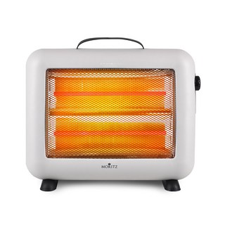 MORITZ 感性復古2段式石英管電暖器, 灰色, MEH-1W1000HJ