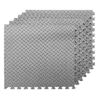 Sorianna 柔軟居家健身地墊, 灰色, 1組