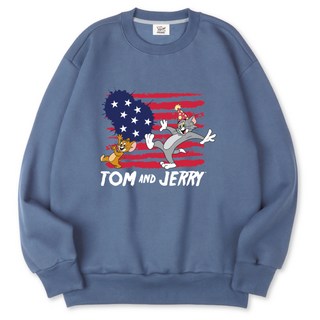 VENHIT Tom and Jerry Twins圖案棉質雙面布大學T WBTJOT2012F