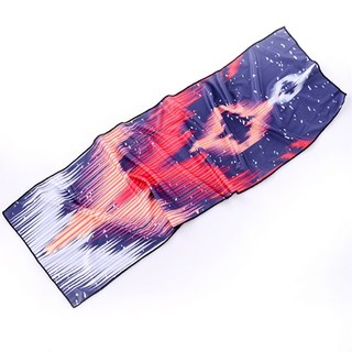 소니오 컬러풀 패턴 쿨 스포츠 타월 30 x 100 cm, 11 네온, 1개