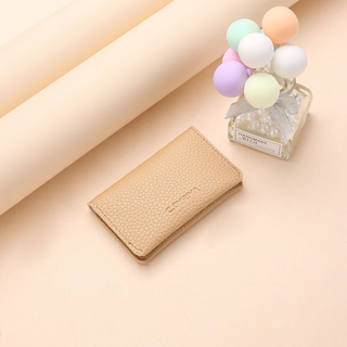 恩熙魔法 高級多功能名片盒, 1個, 卡其色