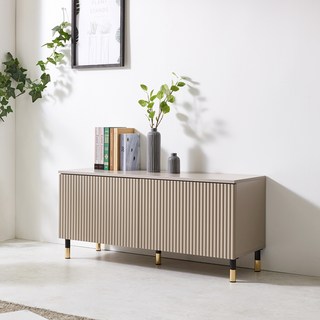 룸앤홈 비안 템바보드 1200 낮은 거실장 방문설치, 그레이