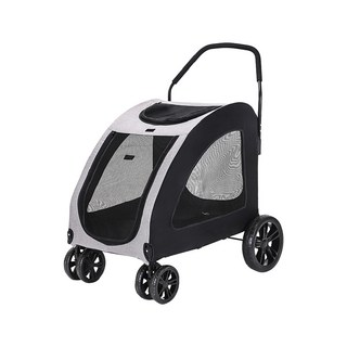 寵物大型推車 P04, 1台, 灰色