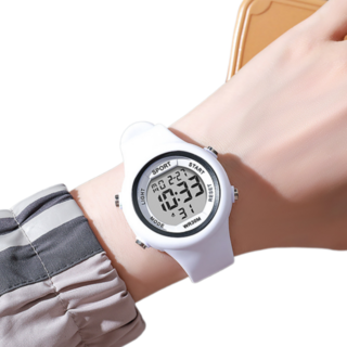 WEIDE 日常運動多功能手錶, 1個, 白色