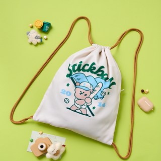 Modern House Butter Stick Ball 小雲朵束口後背包, 象牙白