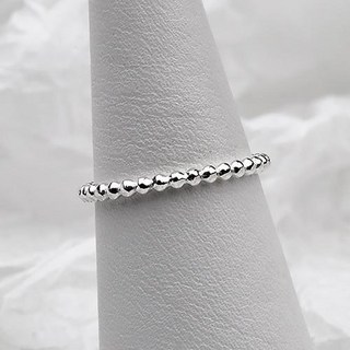 DEEP TALK 女款銀珠疊戴尾戒 925純銀戒指 RBJ115