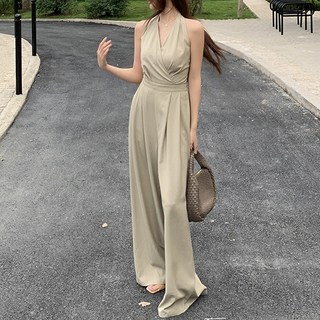 루나걸 여성용 디엔트 홀터넥 점프수트 L25SMBP033126