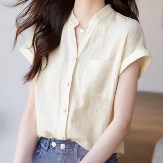 LUNA GIRL Campbell亨利領襯衫 L24SMST031435