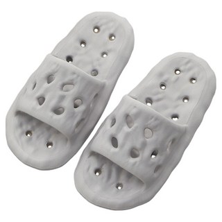 Nizeu 防滑 高級 EVA 浴室 拖鞋, 1個, 灰色