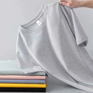 Goodif 男士基本款圓領寬鬆短袖T恤 2件組