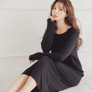 GLAM GONGGAM 女款 Romeo 長版長袖連身睡衣