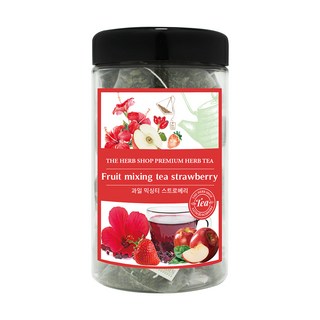 優質草莓水果茶包, 1g, 25入, 1個