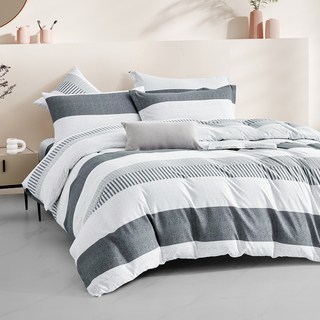 J-bedtime 床寢時光 舒柔棉兩用被床包組 台灣製 SW6896L-H