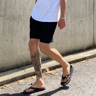 파이브라지 남성용 빅사이즈 레인보우 아이스 스판 반바지