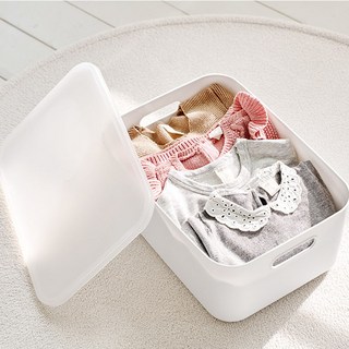 ROOM&HOME 萬用儲藏室收納箱, 白色, 2個