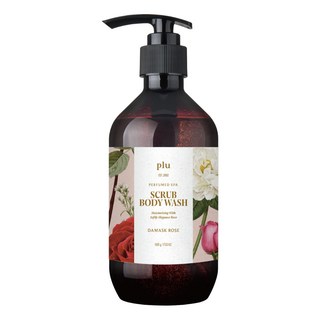 plu 香氛SPA磨砂沐浴露 大馬士革玫瑰花香, 500g, 1瓶
