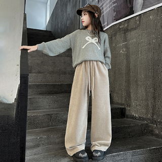 Misopapa 女童 Niki 蝴蝶結針織上下套裝