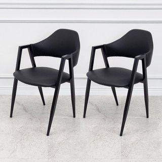 Biollet 鋼製新版椅子, 黑色, 2個