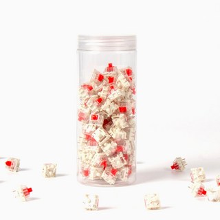 키크론 게이트론 저소음 키보드 스위치 110P, Red, G47, 적축