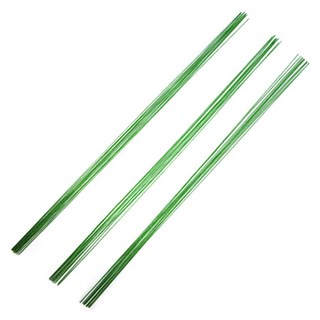 MaDaKkuMi 花藝鐵絲 工藝鐵絲 紙包鐵絲 20號, 30入, 綠色